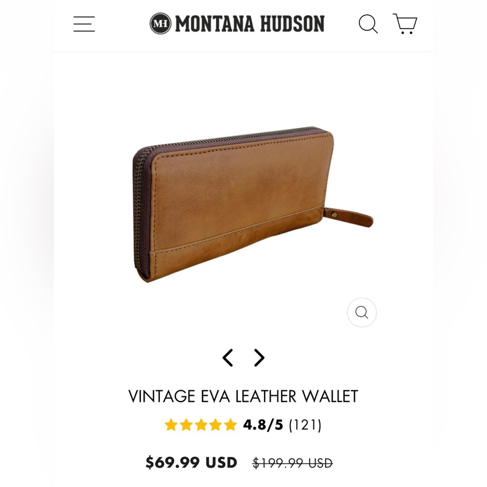 Montana Hudson leather wallet